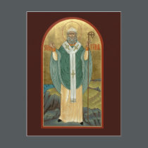 Saint Patrick Prayer Card postcards