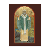 Saint Patrick Prayer Card postcards