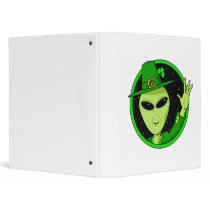 Saint Patrick's Day Alien Binder