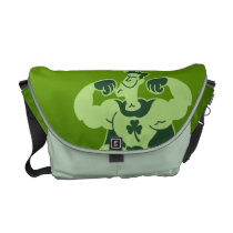 Saint Patrick's Day Beer Powered Superhero Commuter Bags
