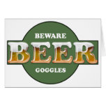 Saint Patrick's Day Card - Beware Beer Googles