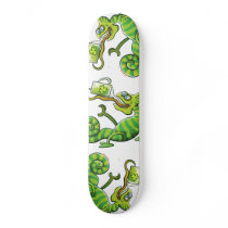 Saint Patrick's Day Chameleon Skate Deck