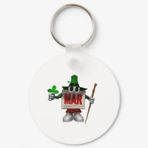 Saint Patricks Day Dude keychains