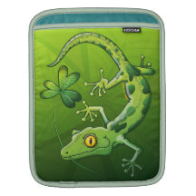 Saint Patrick's Day Gecko Sleeves For iPads