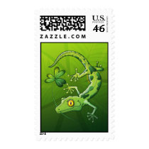 Saint Patrick's Day Gecko Stamps