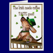 Saint Patrick's Day Irish Coffee cards