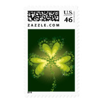 Saint Patrick's Day Lucky Clovers Shamrock Irish Stamps