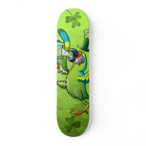 Saint Patrick's Day Macaw Skateboard Decks