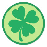 Saint Patricks day shamrocks stickers