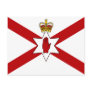 Saint Patrick'S For Northern Ireland Crowned flag Postcards