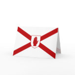 Saint Patrick'S For Northern Ireland Shield flag cards