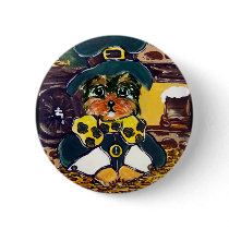Saint Patty Yorkie Poo buttons by Yorkies_by_Joanne Saint Patty Yorkie Poo buttons