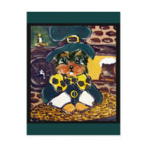 Saint Patty Yorkie Poo postcards by Yorkies_by_Joanne Saint Patty Yorkie Poo postcards