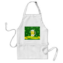 Saint Patty's Day Kitchen Apron by SquirrelHugger Saint Patty's Day Kitchen Apron
