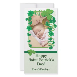 Saint Patty's Day Photo Card photocard