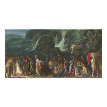 Saint Paul at Malta by Adam Elsheimer Picture Card