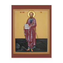 Saint Paul Prayer Card postcards by bugbrain Saint Paul Prayer Card postcards