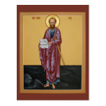 Saint Paul Prayer Card Postcard
