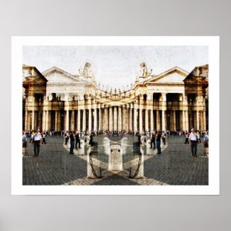 Saint Peter Square, Vatican print