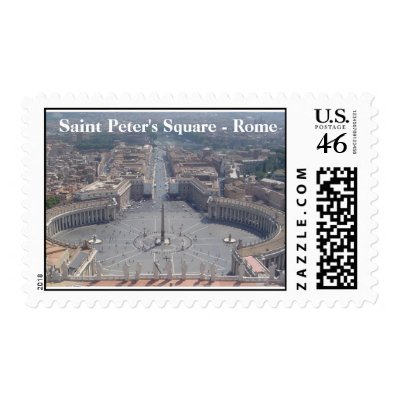 Saint Peter's Square - Rome Stamps by McClellanKA