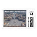 Saint Peter's Square - Rome postage by McClellanKA Saint Peter's Square - Rome postage
