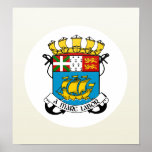 Saint Pierre And Miquelon Coat of Arms detail Poster