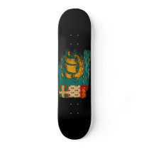 Saint Pierre and Miquelon Flag Skate Board