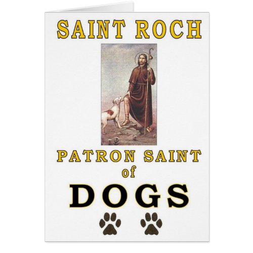 SAINT ROCH card