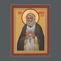 Saint Seraphim of Sarov Prayer Card postcards