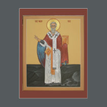 Saint Silas Prayer Card postcards