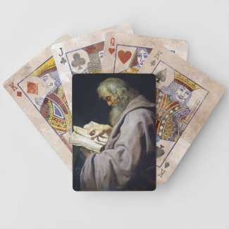 Saint Simon Peter Paul Rubens oil portrait Card Decks