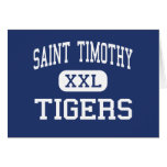 Saint Timothy Tigers Middle West Hartford Greeting Cards
