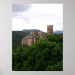 Saint Ulrich Castle, Ribeauvillé. Alsace, France Print