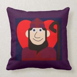 Saint Valentine Throw Pillow