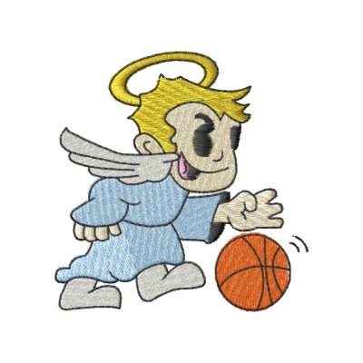 Saint with basketball Saint with basketball