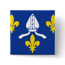 Saintonge, France flag Buttons