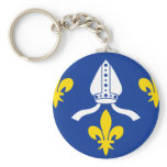 Saintonge, France flag Keychains