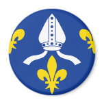 Saintonge, France flag Fridge Magnet