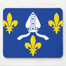 Saintonge, France flag Mousepads