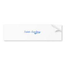 Saints Landing Massachusetts Classic Design Bumper Stickers