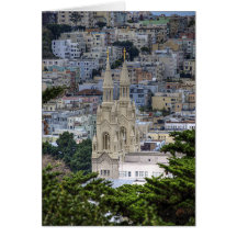 Saints Peter and Paul Church In San Francisco Cards