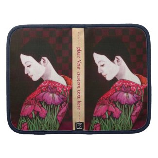 Saito Kaoru Japanese Iris japanese lady kimono art Planner
