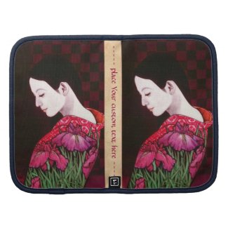 Saito Kaoru Japanese Iris japanese lady kimono art Planner