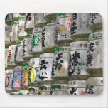 Sake Barrels - Photos of Japan Mousepad