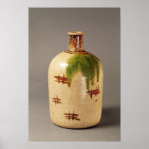 Sake bottle, from Oribe Print