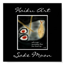 Sake Moon Art Print