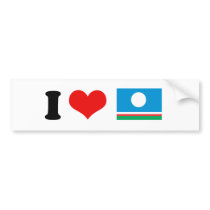 Sakha Flag bumper stickers