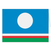 Sakha Flag cards by flagshirts Sakha Flag cards