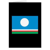 Sakha Flag cards by flagshirts Sakha Flag cards