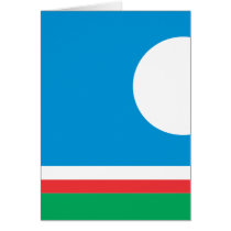 Sakha Flag cards by flagshirts Sakha Flag cards